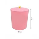 Ver imagem 4 de Lixeira com Tampa para Banheiro Cozinha 5litros Haus Rosa
