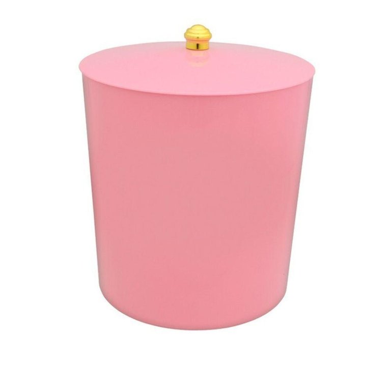 Lixeira com Tampa para Banheiro Cozinha 5litros Haus Rosa Lixeira com Tampa para Banheiro Cozinha 5litros Haus Rosa