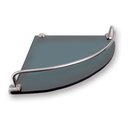 Ver imagem 3 de Prateleira Canto C/ Grade 22x22 Cm - 8mm - Fume