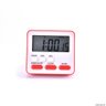 Timer digital para cozinha em abs 7.5x7.5x.25cm KLI Vermelho - 1