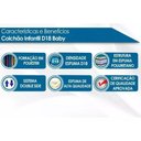Ver imagem 4 de Colchão Baby Juvenil Infantil Nacional para Mini Cama 148x68x10 Certificado e Selado Inmetro