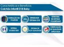 Ver imagem 4 de Colchão Baby Juvenil Infantil Nacional para Mini Cama 148x68x10 Certificado e Selado Inmetro