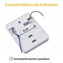 Ver imagem 4 de Balizador Parede Escada Ip65 Led 2w 4x2 - Branco Quente - Branco