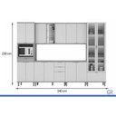 Ver imagem 3 de Kit Modulado 6 Peças 14 Portas Bless CZ673 Off Linea