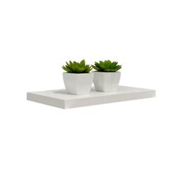 Prateleira 30 x 15cm Branco Espessura 25mm Suporte Invisível - 1