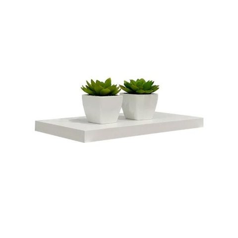 Prateleira 30 x 15cm Branco Espessura 25mm Suporte Invisível