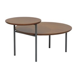 Mesa Lateral ELM 46,5x91,5cm Castanho/Grafite - 1 Mesa Lateral ELM 46,5x91,5cm Castanho/Grafite - 1