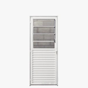 Porta Basculante Aluminio Branco 2.10 x 0.70 Lado Esquerdo - Hale
