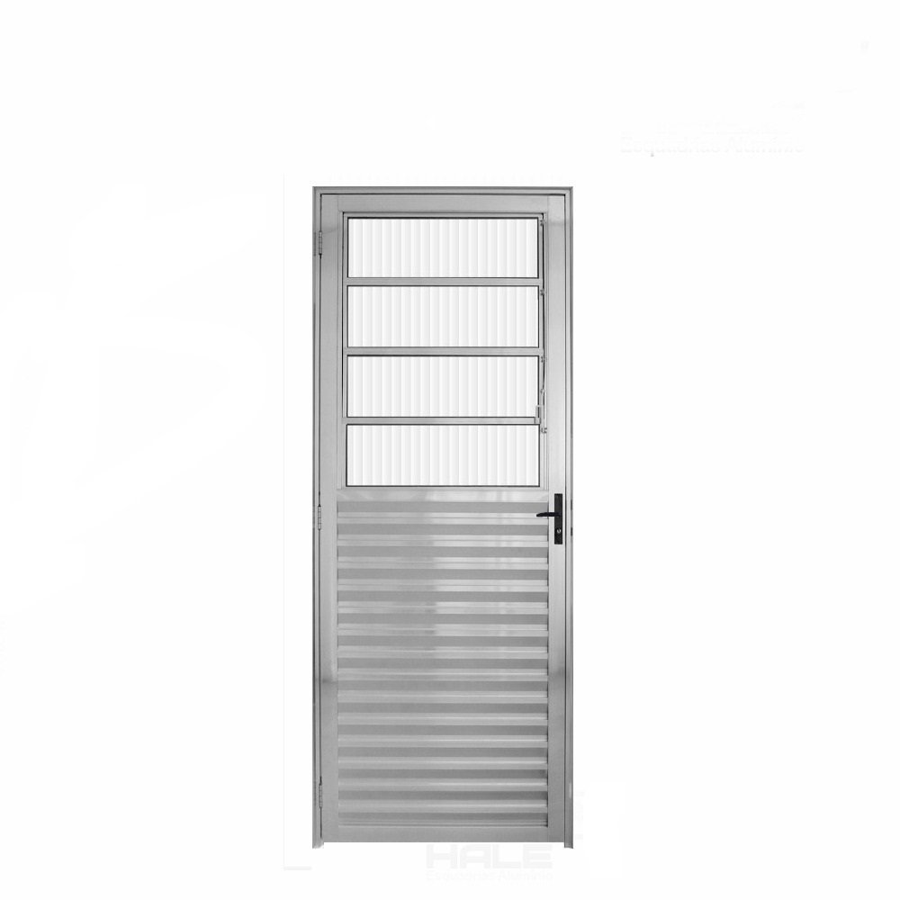 Porta Basculante Aluminio Brilhante 2.10 x 0.70 Lado Direito - Hale