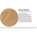 Ver imagem 4 de Kit Porta Lisa de Madeira Mescla 80 X 210 Batente Ecológico 9cm Fechadura Comum Lado Esquerdo - Hale