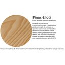 Ver imagem 3 de Kit Porta Lisa de Madeira Mescla 70 X 210 Batente Ecológico 9cm Fechadura Comum Lado Direito - Hale