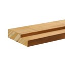Ver imagem 2 de Kit Porta Lisa de Madeira Padrão Imbuia 82 X 210 Batente Ecológico 11cm Fechadura Comum Lado Esquerd