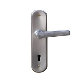 Kit Porta Lisa de Madeira Padrão Imbuia 72 X 210 Batente Ecológico 11cm Fechadura Comum Lado Esquerd - 3
