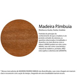 Kit Porta Lisa de Madeira Padrão Imbuia 72 X 210 Batente Ecológico 11cm Fechadura Comum Lado Esquerd - 4