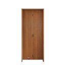 Ver imagem 1 de Kit Porta Camarão de Madeira Padrão Imbuia 62 X 210 Batente 14 Cm S/ Trinco Lado Esquerdo - Hale