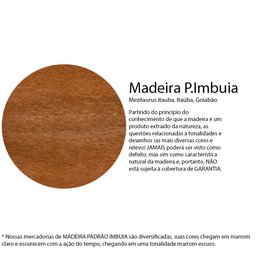 Kit Porta Camarão de Madeira Padrão Imbuia 62 X 210 Batente 14 cm com Ferragens Lado Esquerdo - Hale - 3