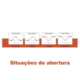 Kit Porta Camarão de Madeira Mescla 72 X 210 Batente Ecológico 11 Cm com Ferragens Lado Esquerdo - H - 5