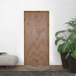 Kit Porta Camarão de Madeira Mescla 72 X 210 Batente Ecológico 11 Cm com Ferragens Lado Esquerdo - H - 6