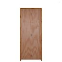 Ver imagem 1 de Kit Porta Camarão de Madeira Mescla 72 X 210 Batente Ecológico 11 Cm com Ferragens Lado Esquerdo - H