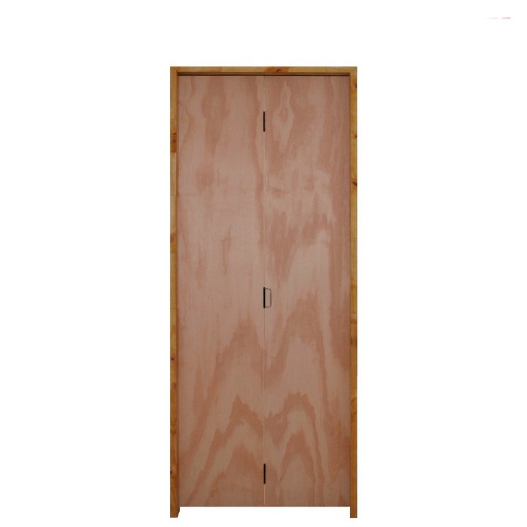 Kit Porta Camarão de Madeira Mescla 72 X 210 Batente Ecológico 11 Cm com Ferragens Lado Esquerdo - H