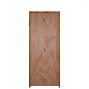 Ver imagem 1 de Kit Porta Camarão de Madeira Mescla 62 X 210 Batente Ecológico 11 Cm S/ Trinco Lado Esquerdo - H