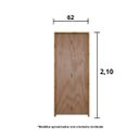 Ver imagem 6 de Kit Porta Camarão de Madeira Mescla 62 X 210 Batente Ecológico 11 Cm com Ferragens Lado Direito - Ha