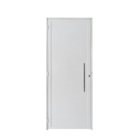 Porta Lambril C/puxador Aluminio Branco 2.10 X 0.80 Lado Esquerdo -hale