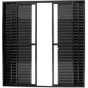 Ver imagem 1 de Porta de Aluminio Balcão 6 Folhas Com Trinco 2,10 x 1,50cm