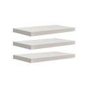 Ver imagem 2 de Kit 3 Prateleiras 30 x 15cm Branco Espessura 25mm Suporte Invisível