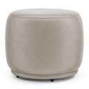 Ver imagem 6 de Kit 02 Puffs Decorativos Orgânicos Molly Redondo Veludo Bege - Desk Design