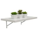 Ver imagem 1 de Prateleira 30 x 20cm Branco Espessura 25mm Mão Francesa