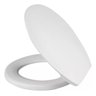 Tampa de Privada Assento Sanitário Universal Soft Oval Bco - 4