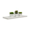 Ver imagem 1 de Prateleira 50 x 15cm Branco Espessura 25mm Suporte Invisível