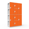 Armário de Plástico 8 Portas - Linha Nr 24 - Nk 3384 Nilko Armários Laranja Chave Padrão - 1