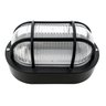 arandela tartaruga poptem oval preta 20cm - 2