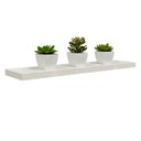 Ver imagem 1 de Prateleira 80 x 15cm Branco Espessura 25mm Suporte Invisível