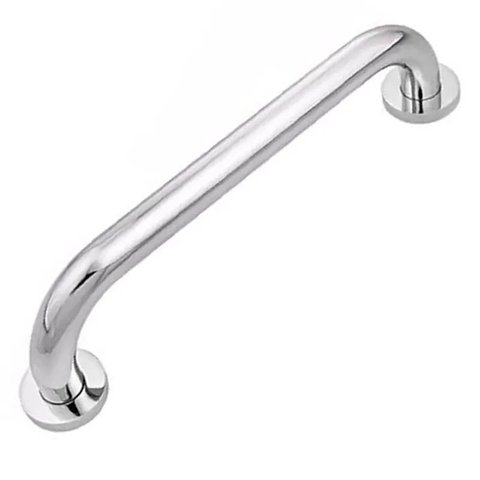 Alça de Apoio 30cm Barra Inox Kit 82 Uni Suporte Banheiro Box Idoso Deficiente Segurança Apoio Quart