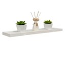 Ver imagem 1 de Prateleira 80 x 20cm Branco Espessura 25mm Suporte Invisível