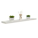 Ver imagem 1 de Prateleira 90 x 15cm Branco Espessura 25mm Suporte Invisível