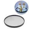 Bandeja Espelhada Decorativa Redonda Banheiro Penteadeira Cor Preto - 1