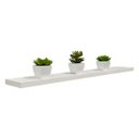 Ver imagem 1 de Prateleira 90 x 20cm Branco Espessura 25mm Suporte Invisível