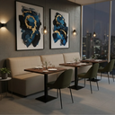 Ver imagem 2 de Sofá Booth Roma 1,20m Restaurante Lanchonete:bege