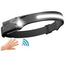 Ver imagem 1 de Lanterna Fita Led Cabeça com Sensor de Movimento Liga Desliga Camping Pesca Caça Bike