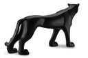 Ver imagem 2 de Escultura Estátua Pantera Caminhando Grande 88cm:preto Fosco