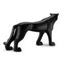 Ver imagem 2 de Escultura Estátua Pantera Caminhando Grande 88cm:preto Fosco