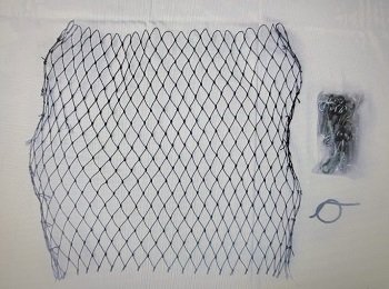 Kit Rede de Proteção Homellinea malha 3x3 para Janelas e Sacadas (Calopsitas) - 7,00 x 2,50 - 3