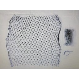 Kit Rede de Proteção Homellinea malha 3x3 para Janelas e Sacadas (Calopsitas) - 7,00 x 2,50 - 3