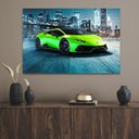 Ver imagem 2 de Quadro Decorativo Lamborghini Fluorescent Green