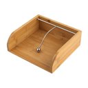 Ver imagem 1 de Porta Guardanapo Bambu e Metal 21cm - A\casa
