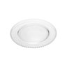 Jogo 4 Pratos Cristal Pearl 28cm Unidade Transparente - 1